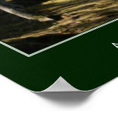 勇気引用文ウッドランドパス感動的 ポスター (角)