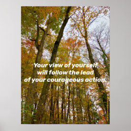 勇気後を追ある行動のリード ポスター