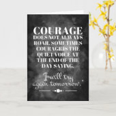 勇気必ずしも唸らず カード (黄色い花)