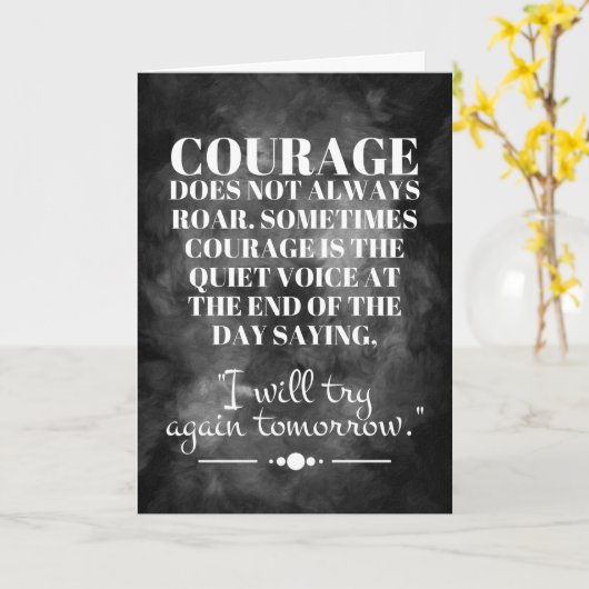 勇気必ずしも唸らず カード (黄色い花)