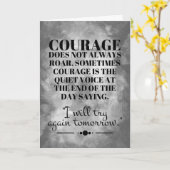 勇気必ずしも唸らず カード (黄色い花)