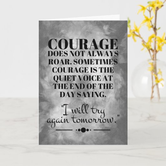 勇気必ずしも唸らず カード (黄色い花)