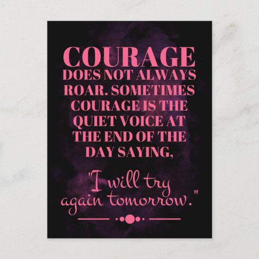 勇気必ずしも唸らず ポストカード (正面)