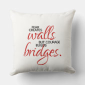 勇気感動的が橋を架ける クッション (裏面)