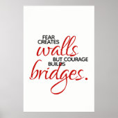 勇気感動的が橋を架ける ポスター (正面)