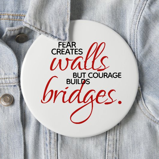 勇気感動的が橋を架ける 缶バッジ (インサイチュ)