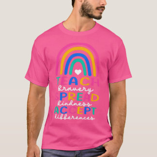 勇気教えを広げる親切は違いを受け入れる2 Tシャツ