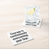 勇気紙コースター スクエアペーパーコースター (インサイチュ)