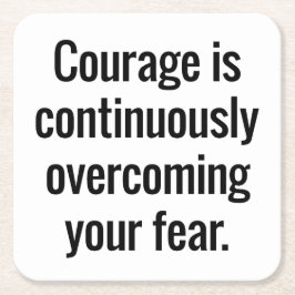 勇気紙コースター スクエアペーパーコースター