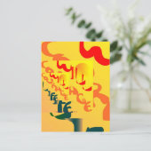 勇気落書きはがき ポストカード (スタンド正面)