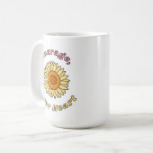 勇気親愛ハートマグ コーヒーマグカップ (正面左)