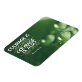 "勇気"ウィンストンチャーチル感動的引用文 マグネット (左側)