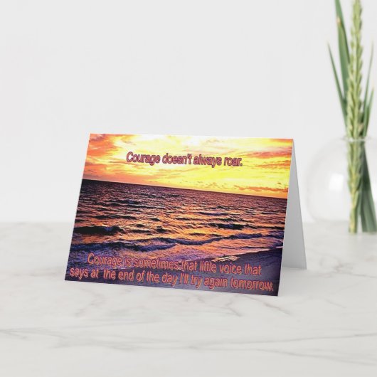 勇気 カード (正面)