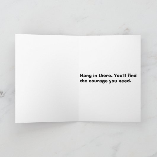 勇気 カード (内部)