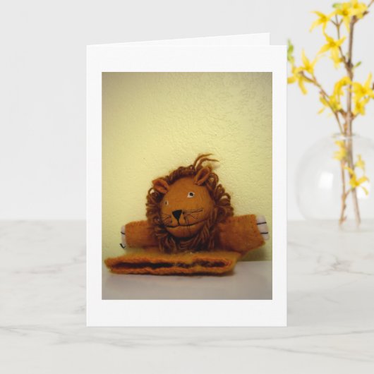 勇気 カード (黄色い花)