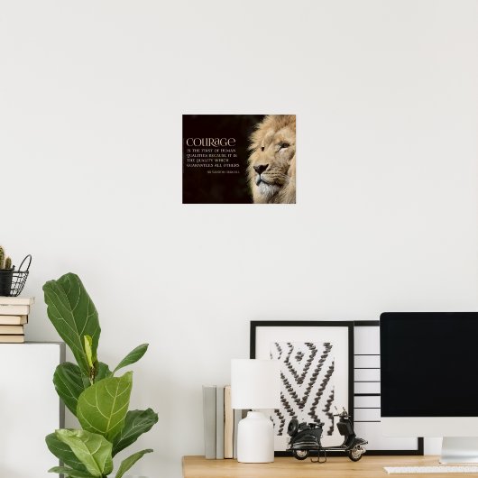 勇気 ポスター (ホームオフィス)