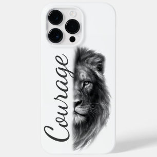 勇気 ライオン アーティスティック ミニマル Case-Mate iPhone 14 PRO MAXケース