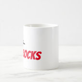 "勇気…ロック"コーヒーマグ コーヒーマグカップ (中央)
