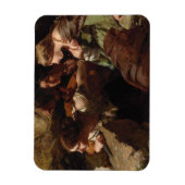 勇気、不安、絶望、戦いを見る マグネット (縦)