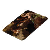 勇気、不安、絶望、戦いを見る マグネット (左側)