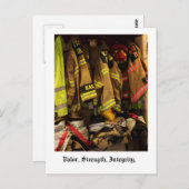 勇気、力、誠実さ。 ポストカード (正面/裏面)