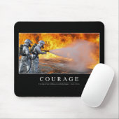 勇気:感動的引用文 マウスパッド (マウス)