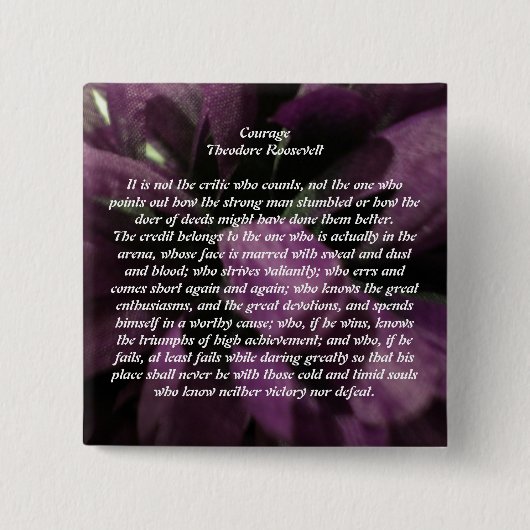 勇気 缶バッジ (正面)