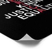 勇気 自由 多様性 権利 優しさ 正義 ポスター (角)