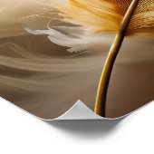 勇気、親愛ハート ポスター (角)