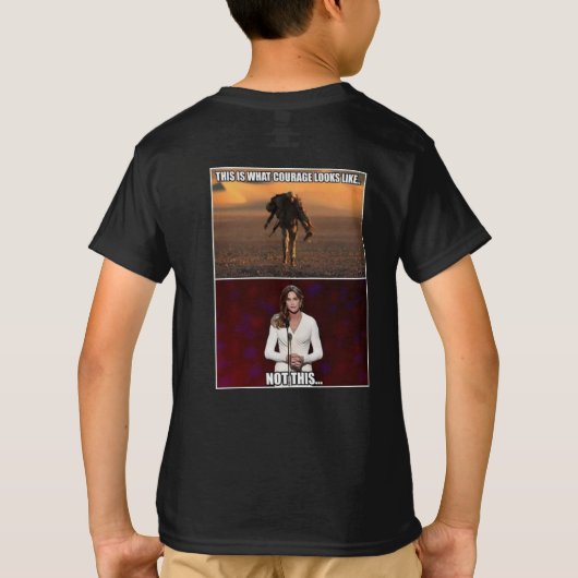 勇気 Tシャツ (裏面)