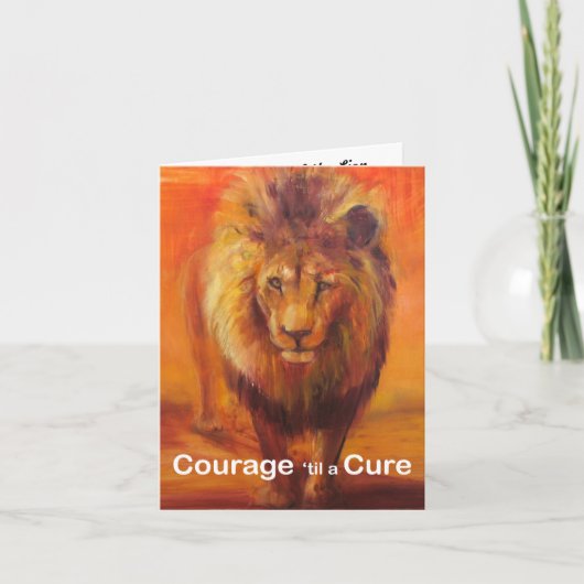 勇気'til a Cure Note Card カード (正面)