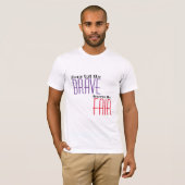 勇者に過ぎぬは俗の言に値せず Tシャツ (正面フル)