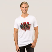 勇者の家 トライブレンドTシャツ (正面全面)