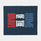 勇者の故郷 フリースブランケット (正面(横))