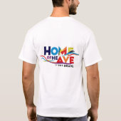 「勇者の故郷 – 愛国心Tシャツ」 Tシャツ (裏面)