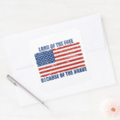 勇者の自由の地 スクエアシール (封筒)