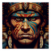 勇者はっきりしたと戦士アステカの台頭 ポスター (正面)