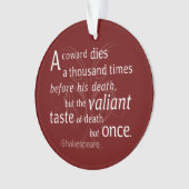 勇者は死ぬが沙翁|しゃおう=シェークスピア}だ オーナメント (正面)