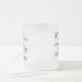 勇者は死ぬが沙翁|しゃおう=シェークスピア}だ フロストグラスマグカップ (中央)