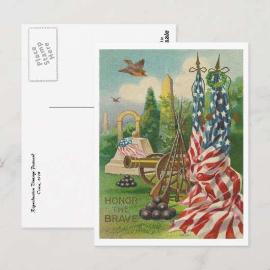 勇者を敬う ポストカード (正面/裏面)