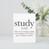 勉強についての真実 ポストカード (スタンド正面)