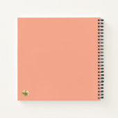 勉強のようなボス、昼寝のような伝説、大学のギフト ノートブック (裏面)