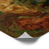 勉強のライオン狩り, 1854 ポスター (角)