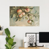 勉強のヴィンテージ水絵画色 ポスター (ホームオフィス)