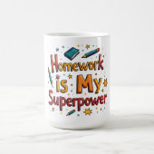 勉強の喜び – no1 コーヒーマグカップ (中央)