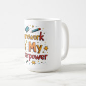 勉強の喜び – no1 コーヒーマグカップ (正面右)