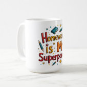 勉強の喜び – no1 コーヒーマグカップ (正面左)