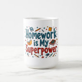 勉強の喜び – no2 コーヒーマグカップ (中央)