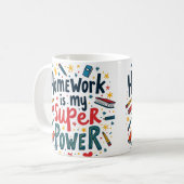 勉強の喜び – no6 コーヒーマグカップ (正面左)