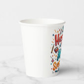 勉強の喜び – no7カスタムカットビニール 紙コップ (右)